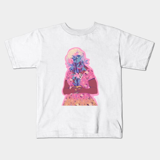 Very Shy Girl 01 Kids T-Shirt by eniddin